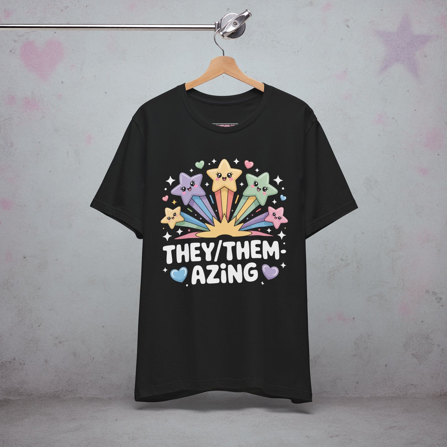They/Them-Azing Kawaii T-Shirt β Creepy Cute Gothic Tee