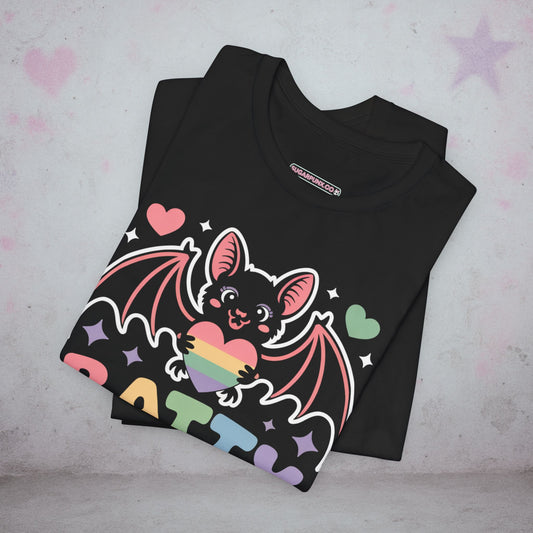 Batty For Love Pride Kawaii T-Shirt — Creepy Cute Gothic Tee