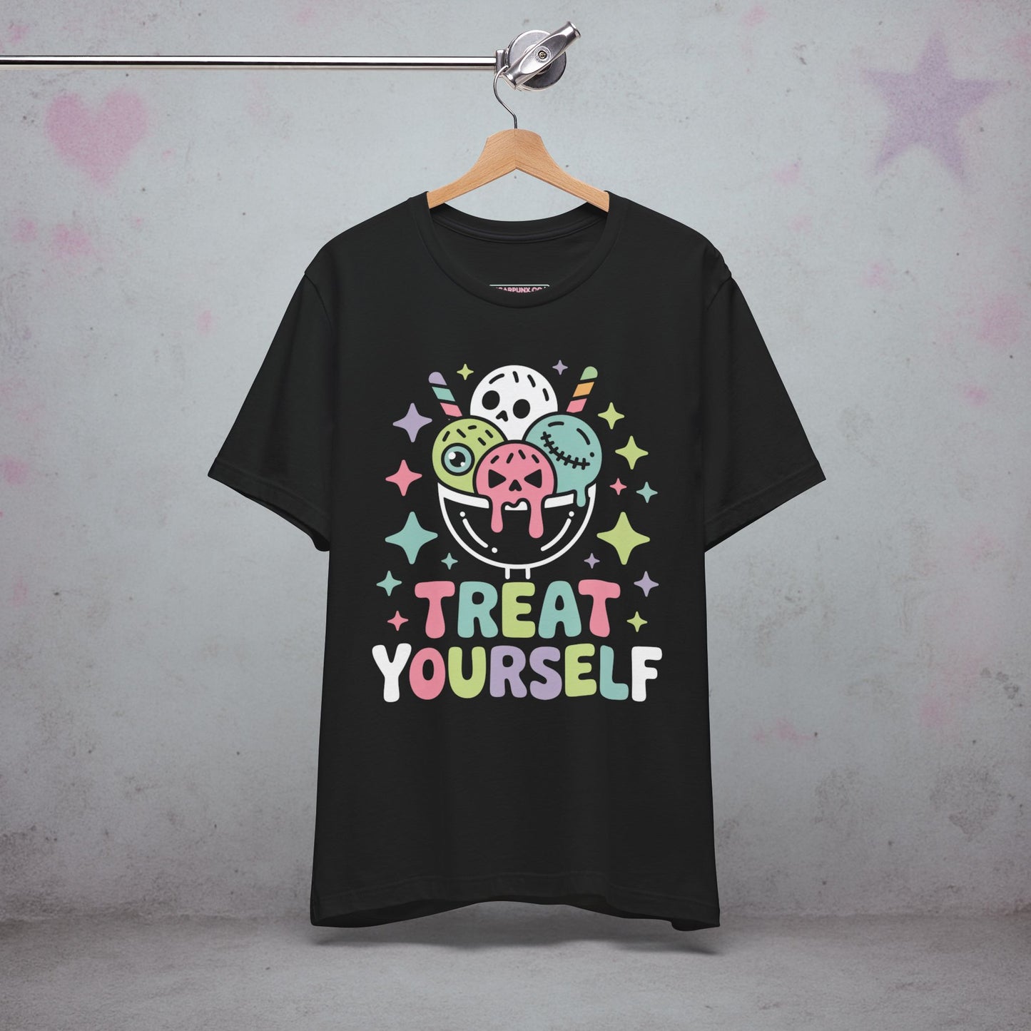 Treat Yourself Ice Cream Sundae Kawaii T-Shirt β Creepy Cute Gothic Tee