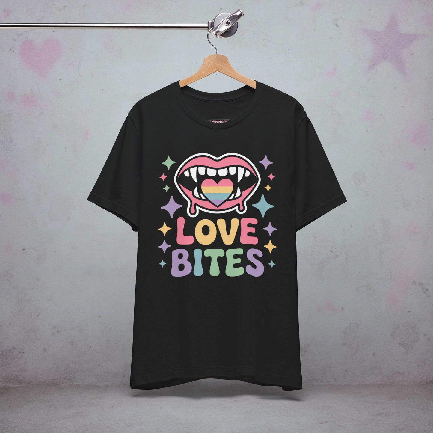 Love Bites Pride Kawaii T-Shirt β Creepy Cute Gothic Tee
