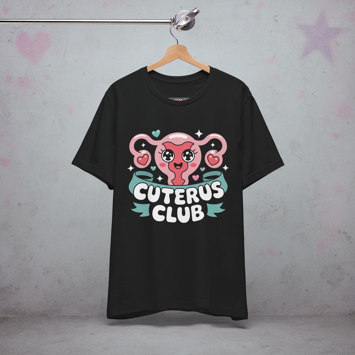 Cuterus Club Uterus Kawaii T-Shirt β Creepy Cute Gothic Tee