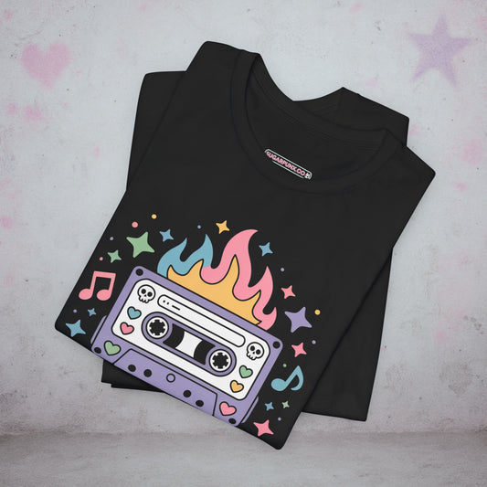 Mix-Tape Magic Kawaii T-Shirt — Creepy Cute Gothic Tee