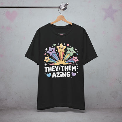 They/Them-Azing Kawaii T-Shirt — Creepy Cute Gothic Tee