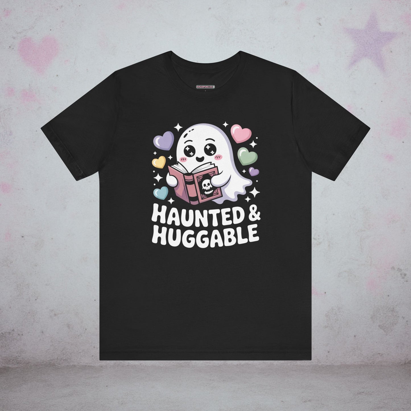 Haunted & Huggable Book Kawaii T-Shirt — Creepy Cute Gothic Tee