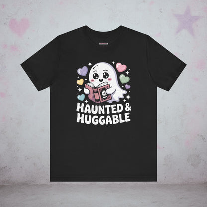 Haunted & Huggable Book Kawaii T-Shirt — Creepy Cute Gothic Tee