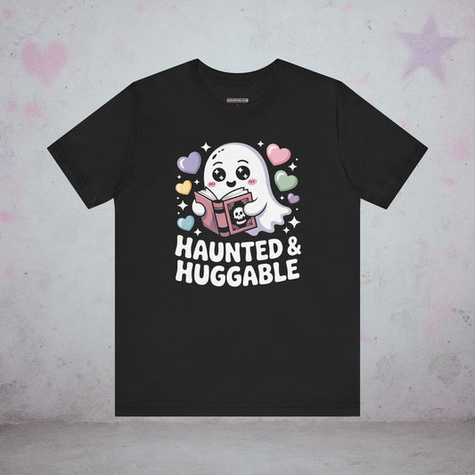 Haunted & Huggable Book Kawaii T-Shirt — Creepy Cute Gothic Tee