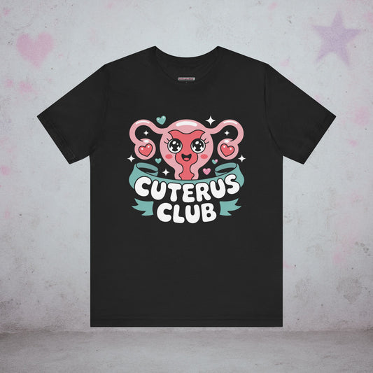 Cuterus Club Uterus Kawaii T-Shirt — Creepy Cute Gothic Tee