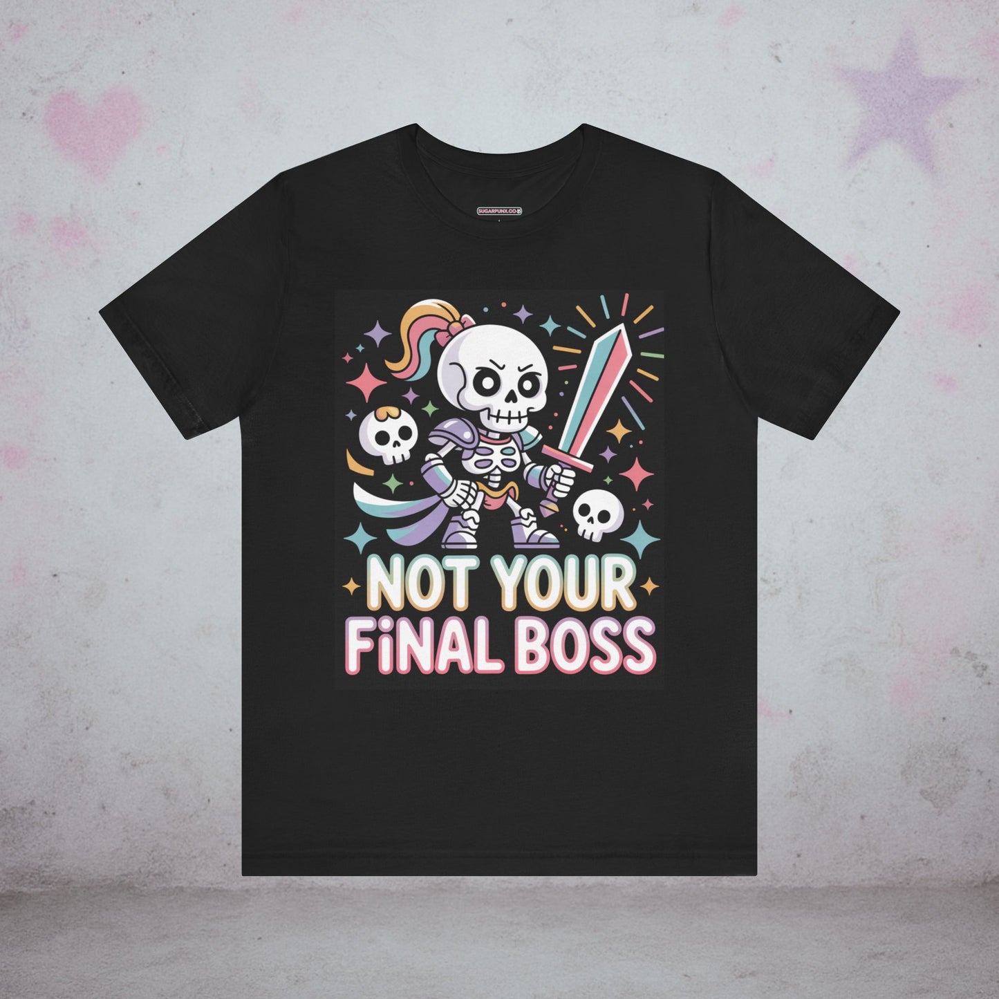Not Your Final Boss Gamer Kawaii T-Shirt — Creepy Cute Gothic Tee