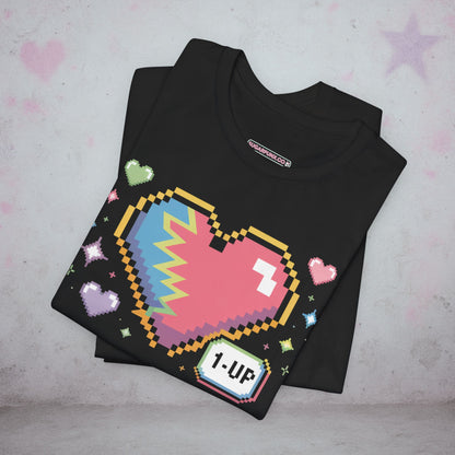 Love Wins: Extra Life Gamer Kawaii T-Shirt — Creepy Cute Gothic Tee