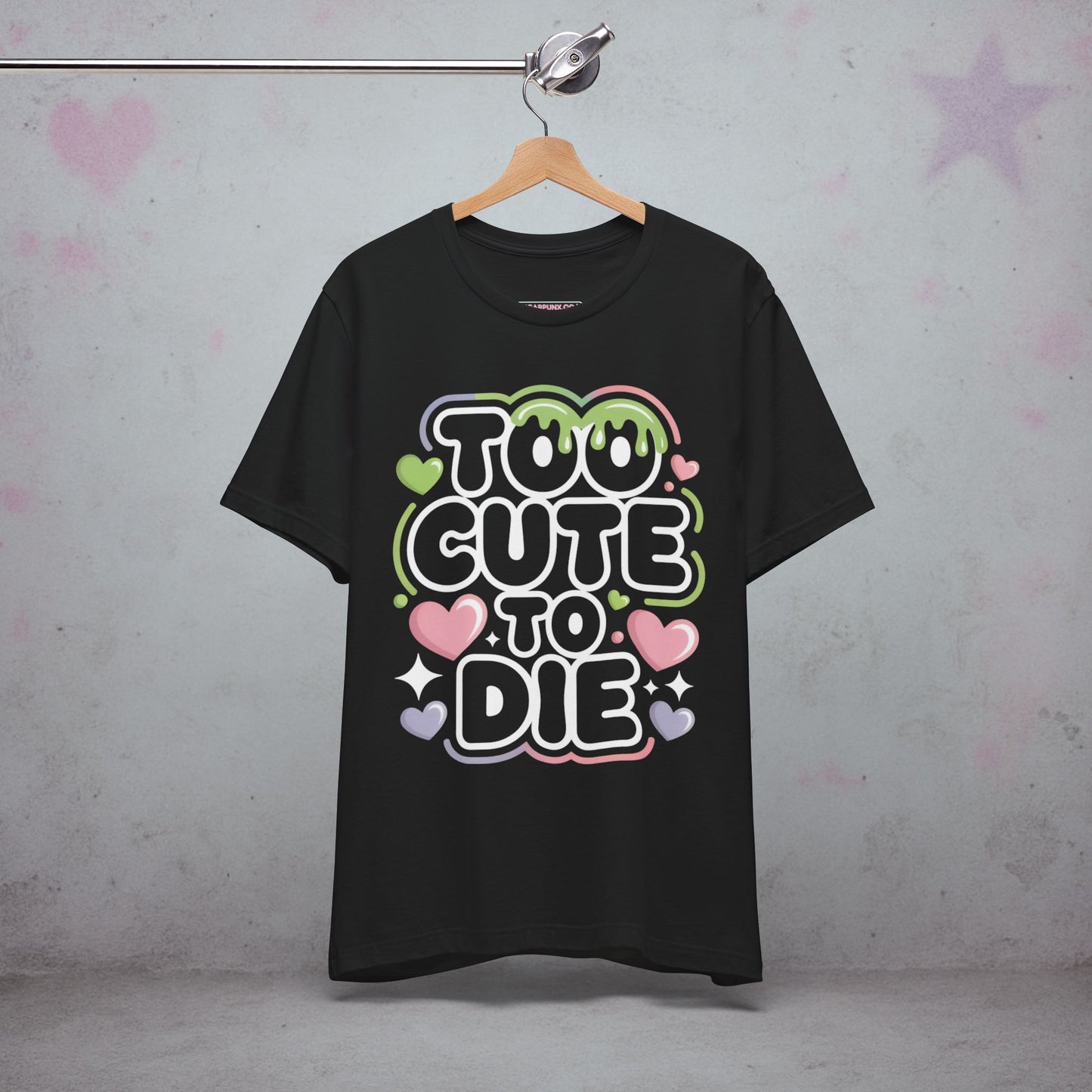 Too Cute To Die Kawaii T-Shirt — Creepy Cute Gothic Tee