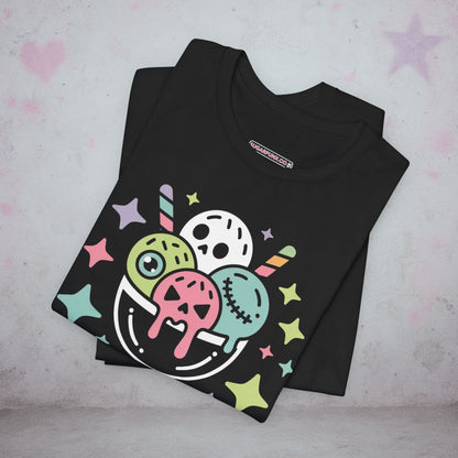Treat Yourself Ice Cream Sundae Kawaii T-Shirt — Creepy Cute Gothic Tee