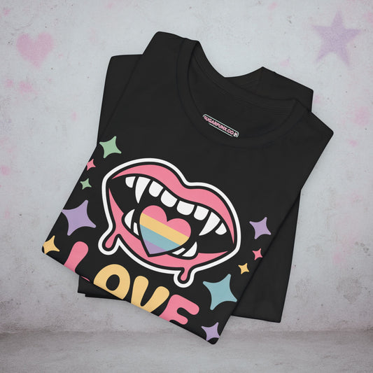 Love Bites Pride Kawaii T-Shirt — Creepy Cute Gothic Tee