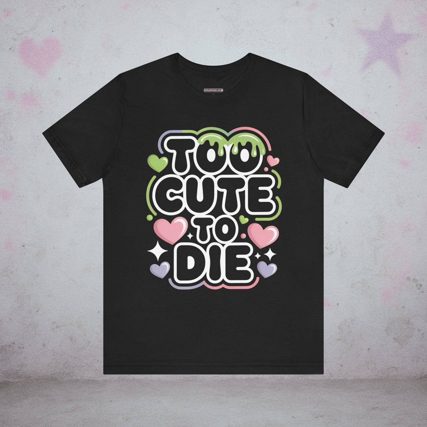 Too Cute To Die Kawaii T-Shirt — Creepy Cute Gothic Tee