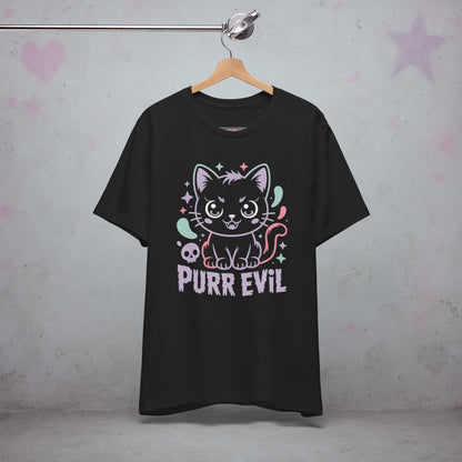 Purr Evil Cat Kawaii T-Shirt — Creepy Cute Gothic Tee