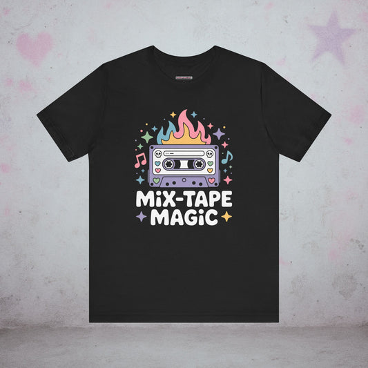 Mix-Tape Magic Kawaii T-Shirt — Creepy Cute Gothic Tee