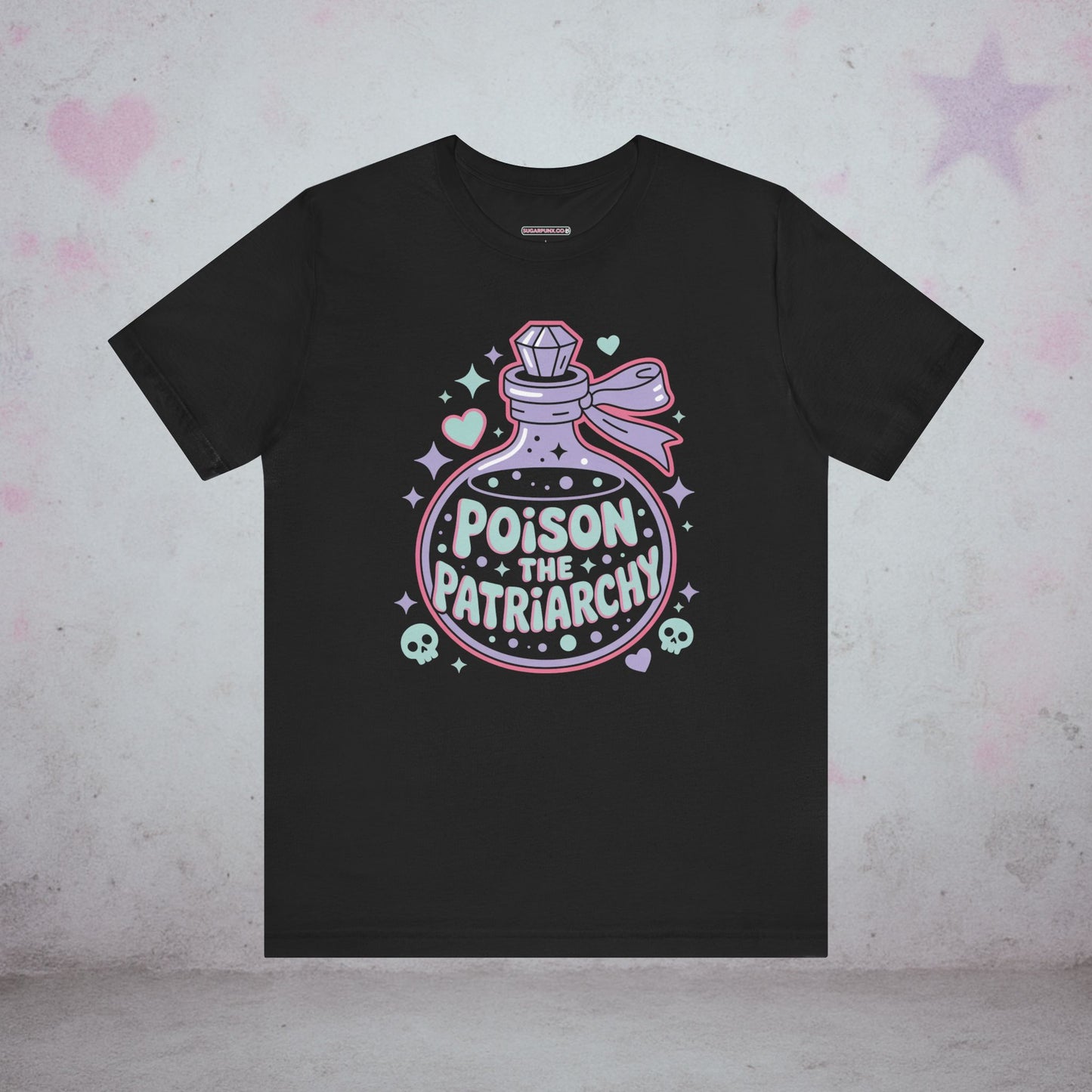 Poison the Patriarchy Kawaii T-Shirt — Creepy Cute Gothic Tee
