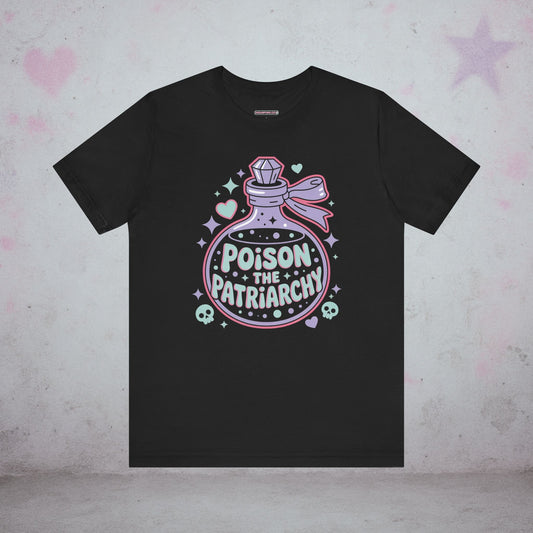 Poison the Patriarchy Kawaii T-Shirt — Creepy Cute Gothic Tee