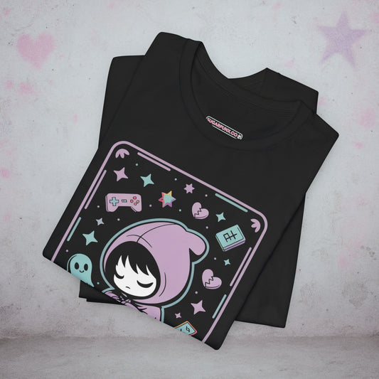 The Introvert Tarot Card Otaku Kawaii T-Shirt — Creepy Cute Gothic Tee