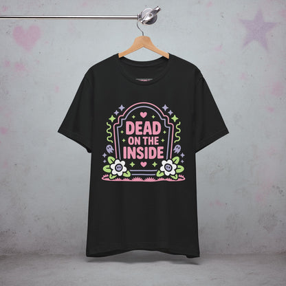 Dead On The Inside Grave Kawaii T-Shirt — Creepy Cute Gothic Tee