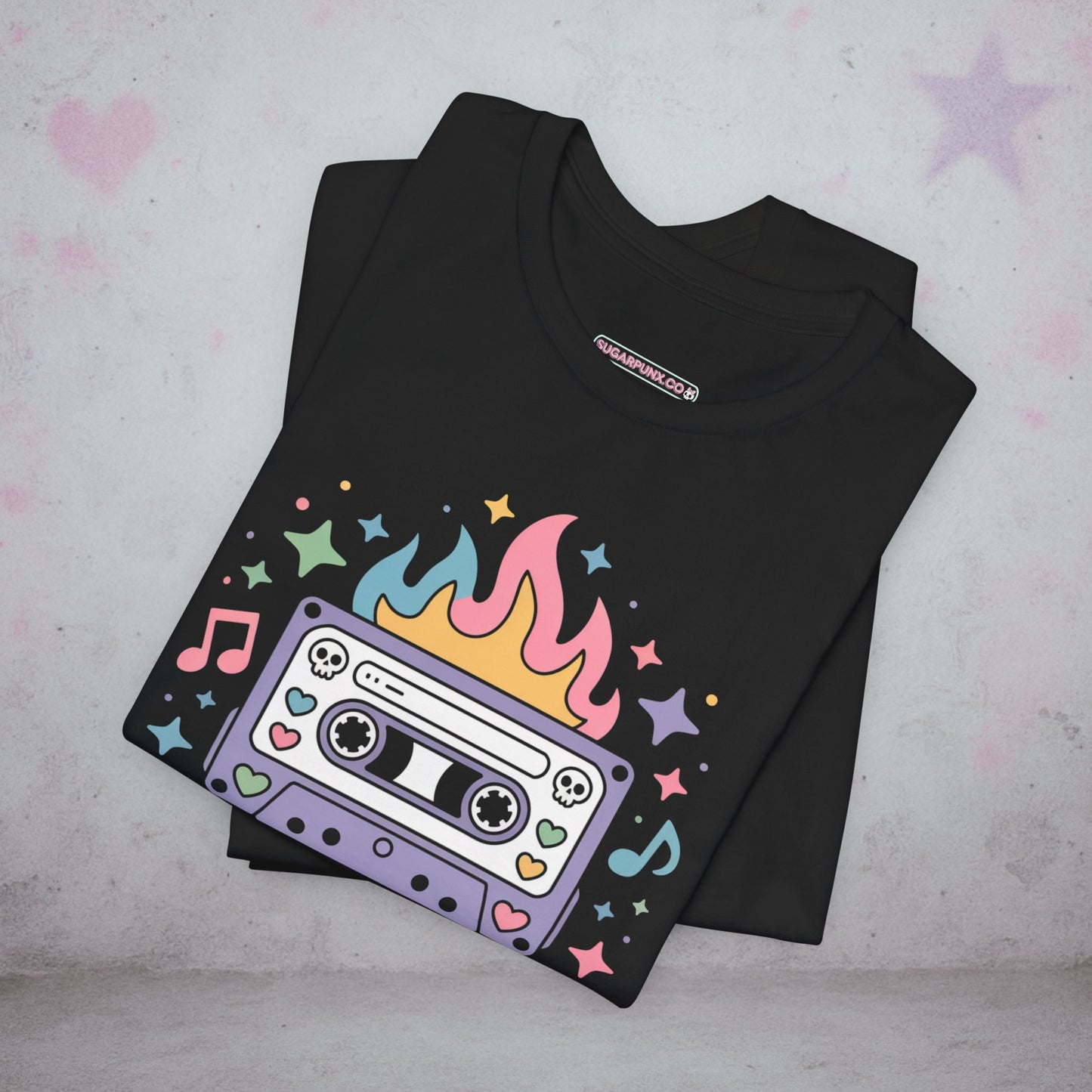 Mix-Tape Magic Kawaii T-Shirt — Creepy Cute Gothic Tee
