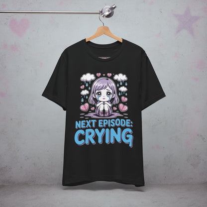 Next Episode Crying Otaku Kawaii T-Shirt — Creepy Cute Gothic Tee