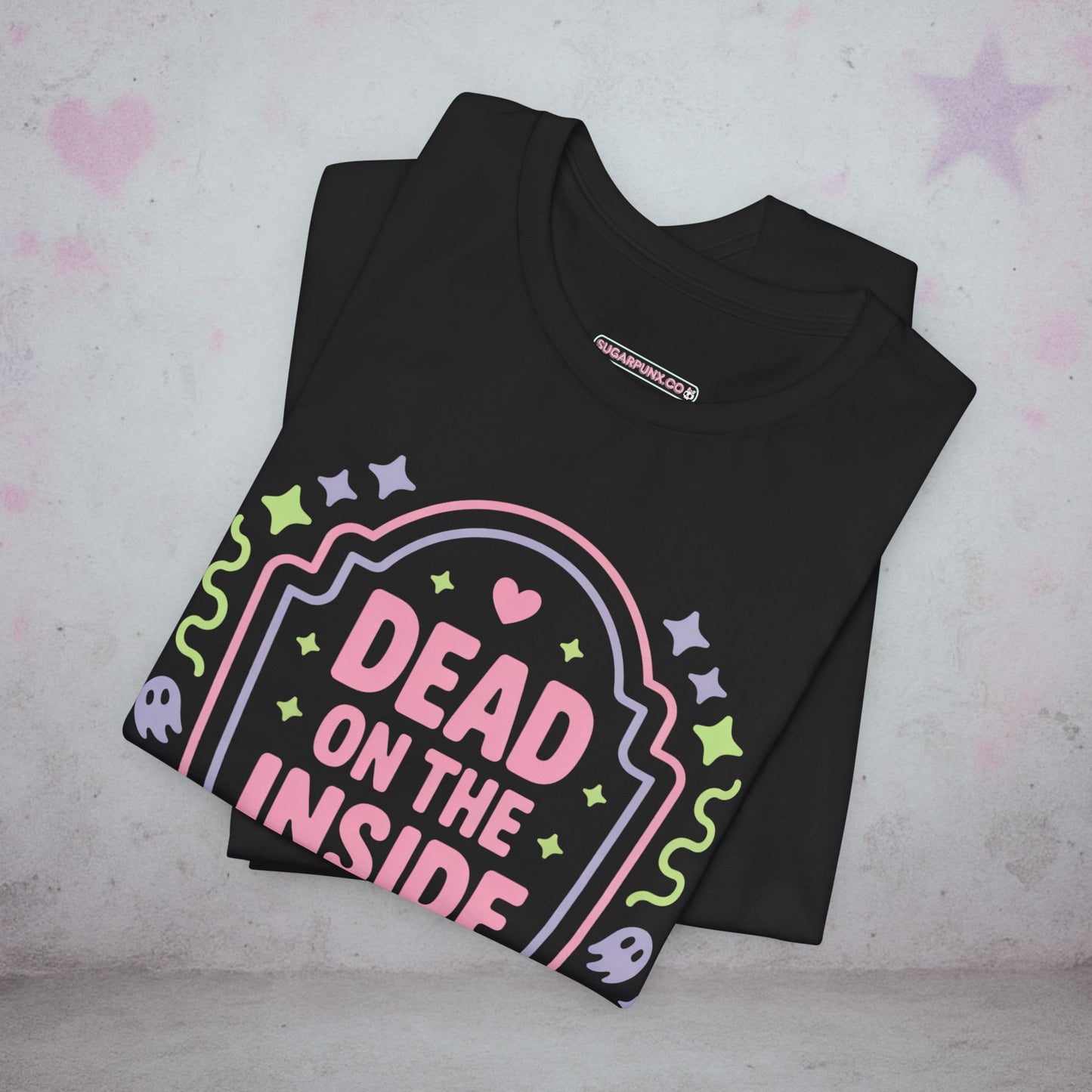 Dead On The Inside Grave Kawaii T-Shirt — Creepy Cute Gothic Tee