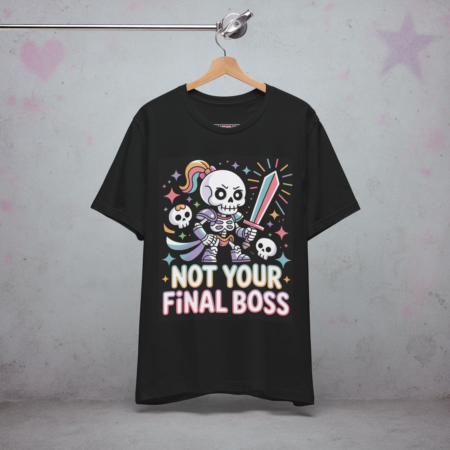 Not Your Final Boss Gamer Kawaii T-Shirt — Creepy Cute Gothic Tee