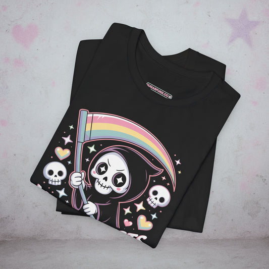 Make Gaycists Afraid Again Pride Kawaii T-Shirt — Creepy Cute Gothic Tee