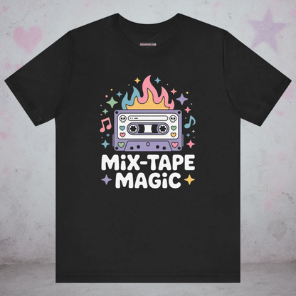 Mix-Tape Magic Kawaii T-Shirt — Creepy Cute Gothic Tee