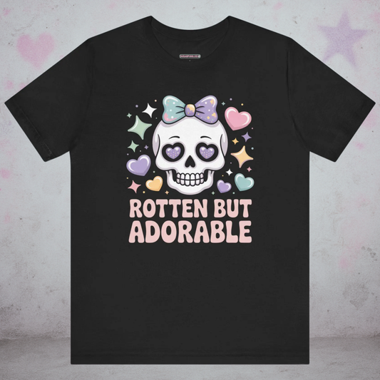 Rotten But Adorable Kawaii T-Shirt — Creepy Cute Gothic Tee