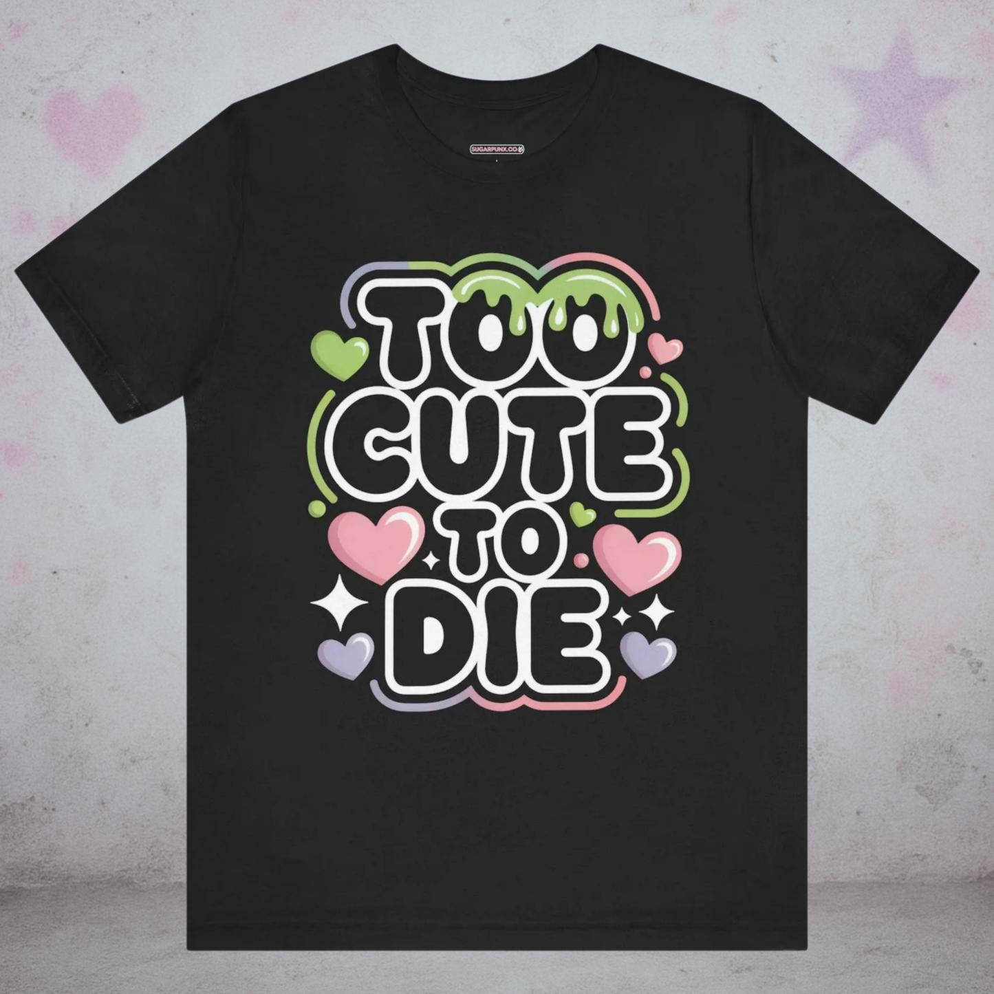 Too Cute To Die Kawaii T-Shirt — Creepy Cute Gothic Tee