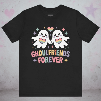 Ghoulfriends Forever Pride Kawaii T-Shirt — Creepy Cute Gothic Tee