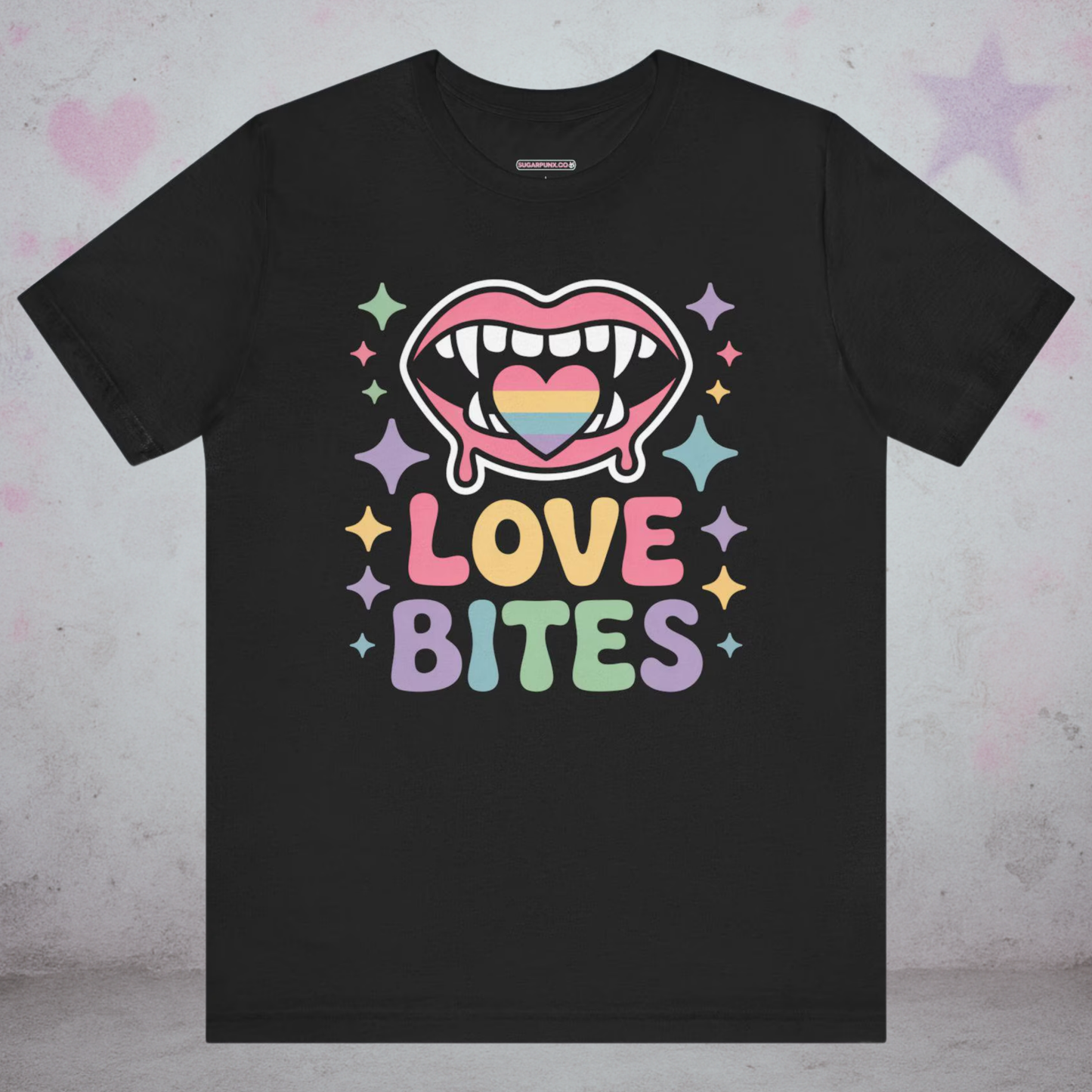 Love Bites Pride Kawaii T-Shirt — Creepy Cute Gothic Tee