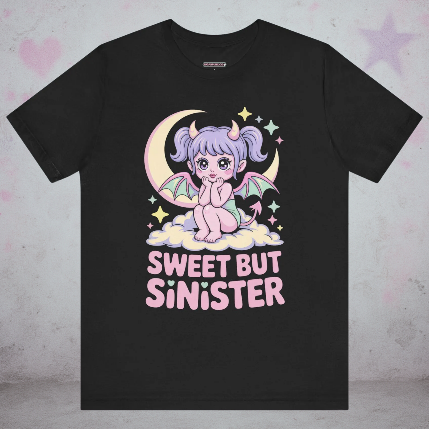 Sweet But Sinister Kawaii T-Shirt — Creepy Cute Gothic Tee